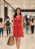 Tweed Sleeveless Short Dress